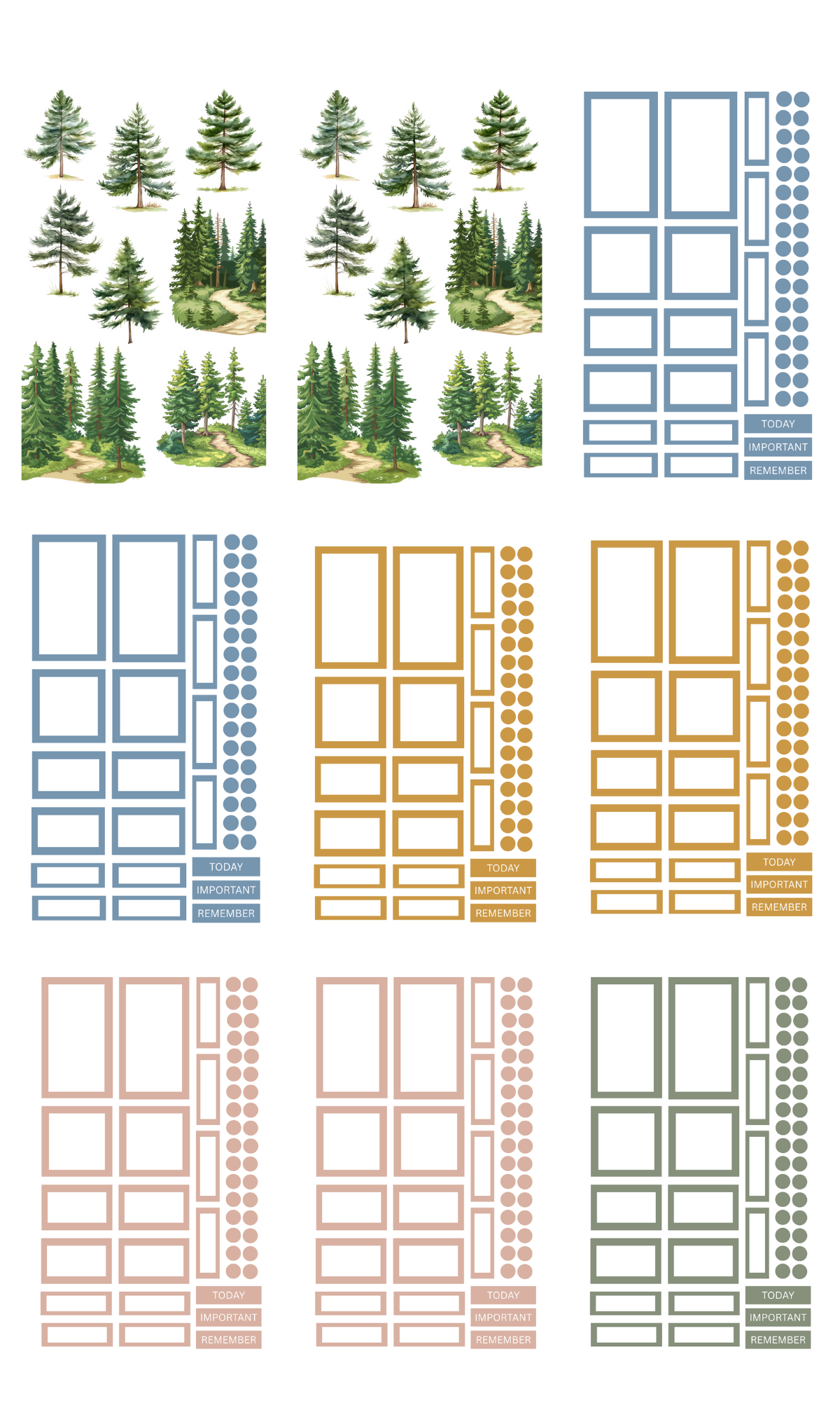Mountain Bliss Sticker Book