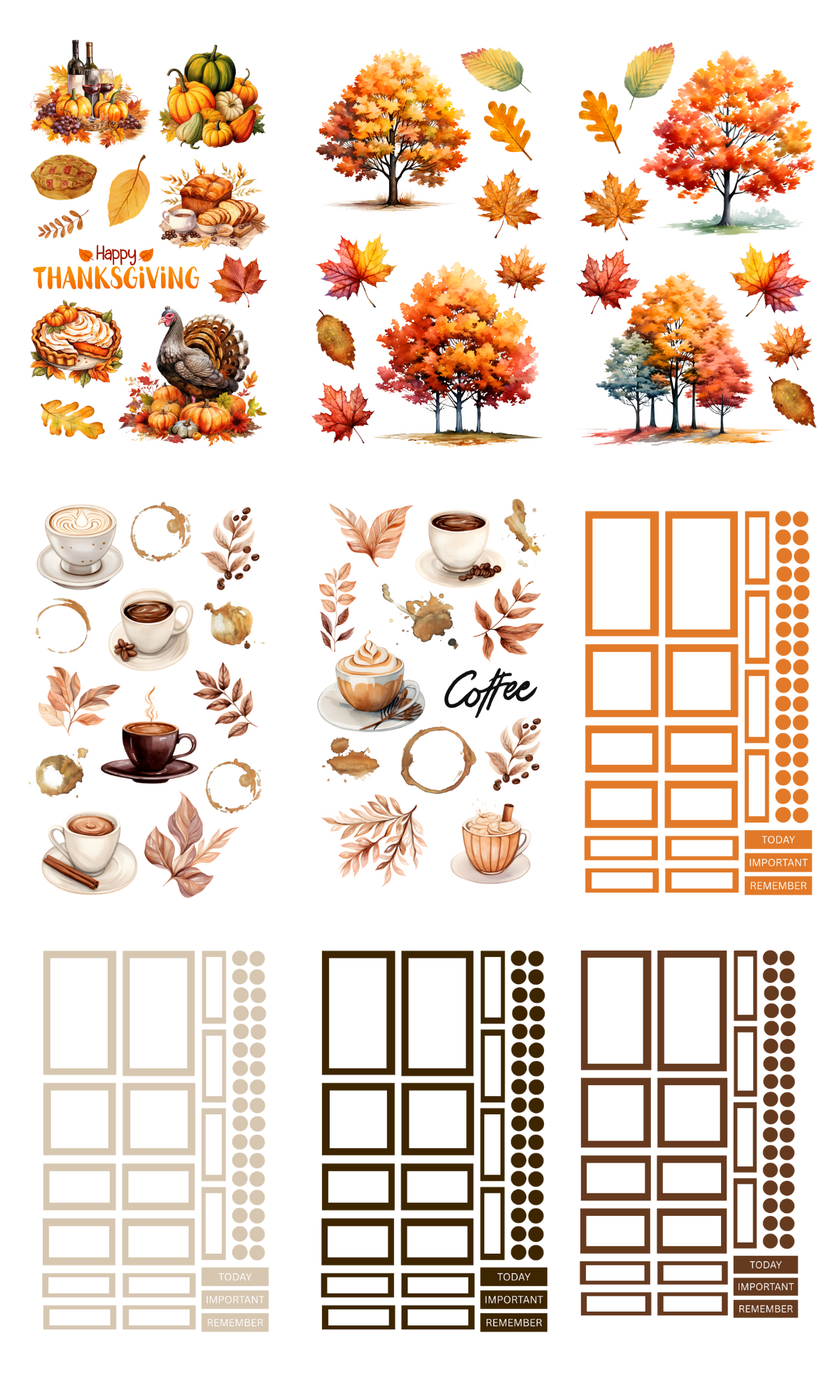 Autumn Charm Sticker Book