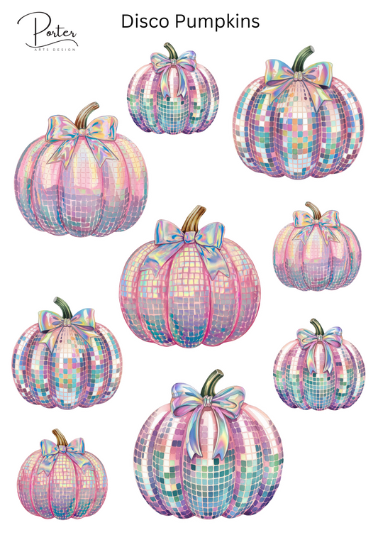 *TANGIBLE* Disco Pumpkins Sticker