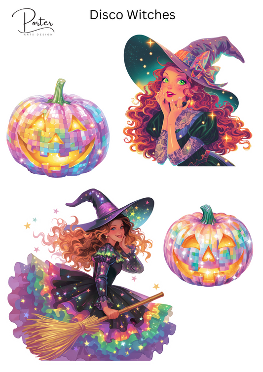 *TANGIBLE* Disco Witches Sticker
