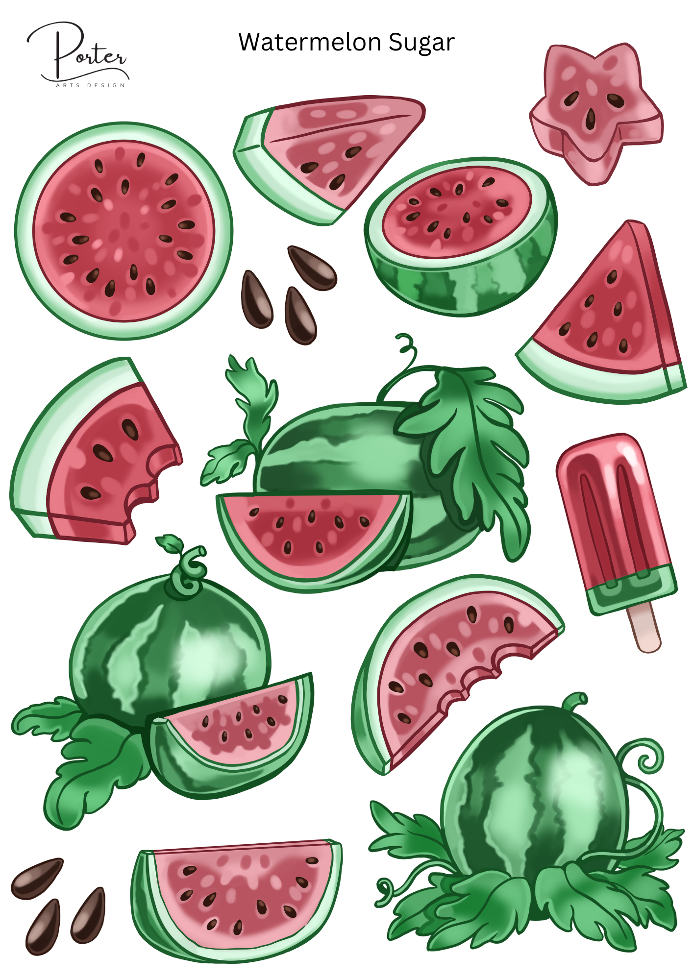 *PRINTABLE* Watermelon Sugar Sticker
