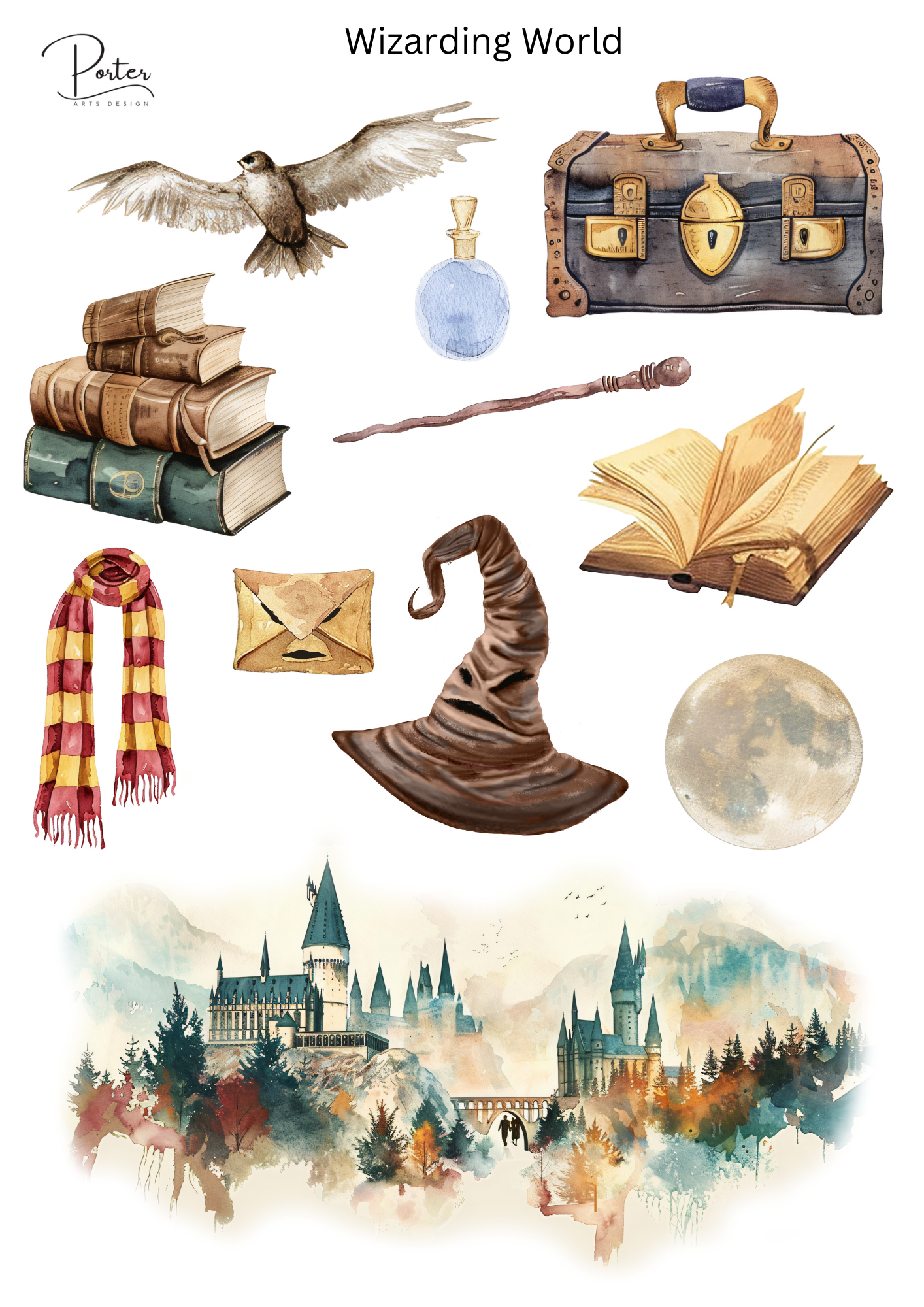 *TANGIBLE* Wizarding World Stickers