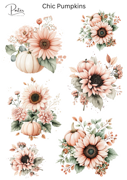 *TANGIBLE* Chic Pumpkins Sticker