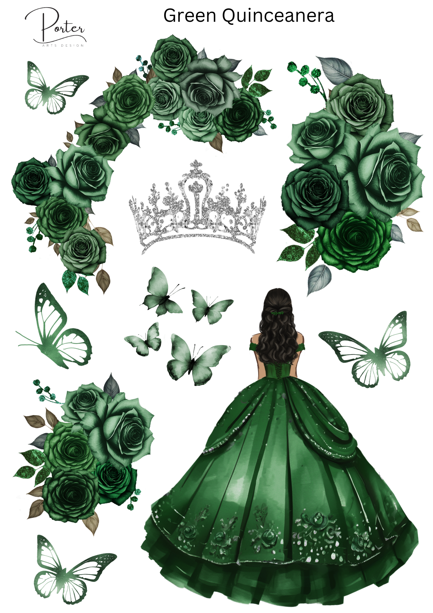 *PRINTABLE* Quinceanera Sticker