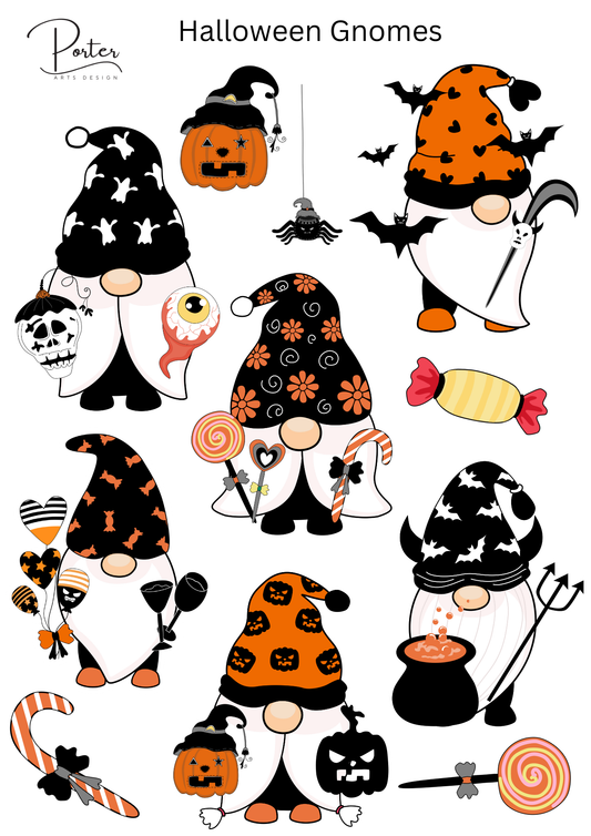 *TANGIBLE* Halloween Gnomes Sticker