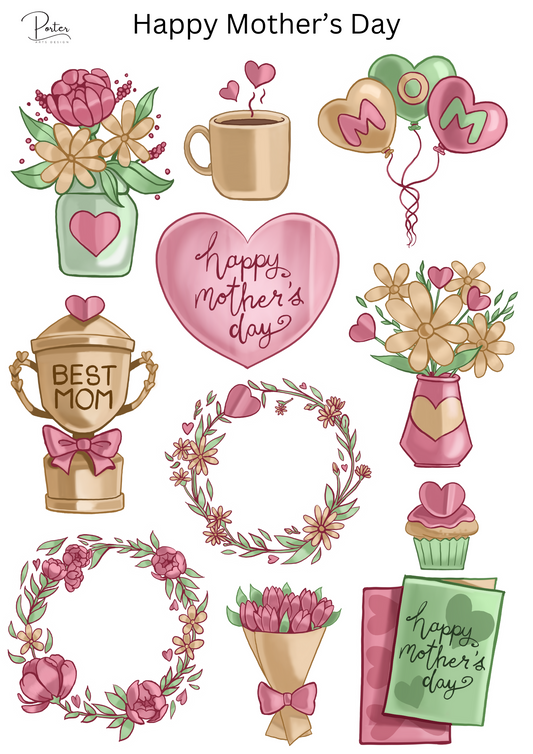 *PRINTABLE* Happy Mother's Day Sticker