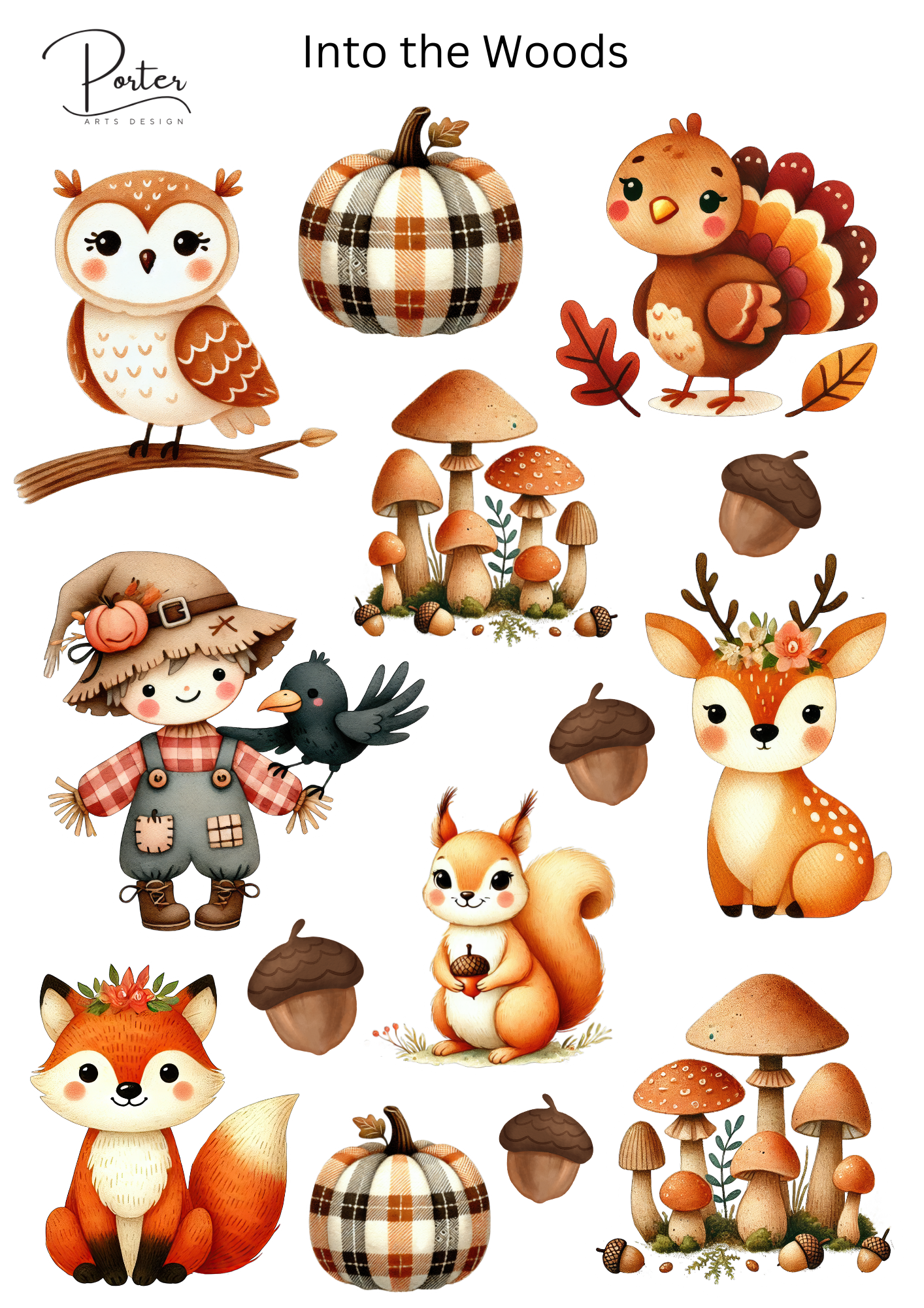 *TANGIBLE* Into the Woods Sticker