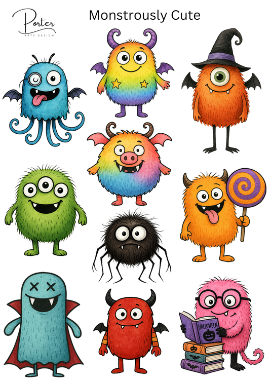 *TANGIBLE* Monstrously Cute Sticker