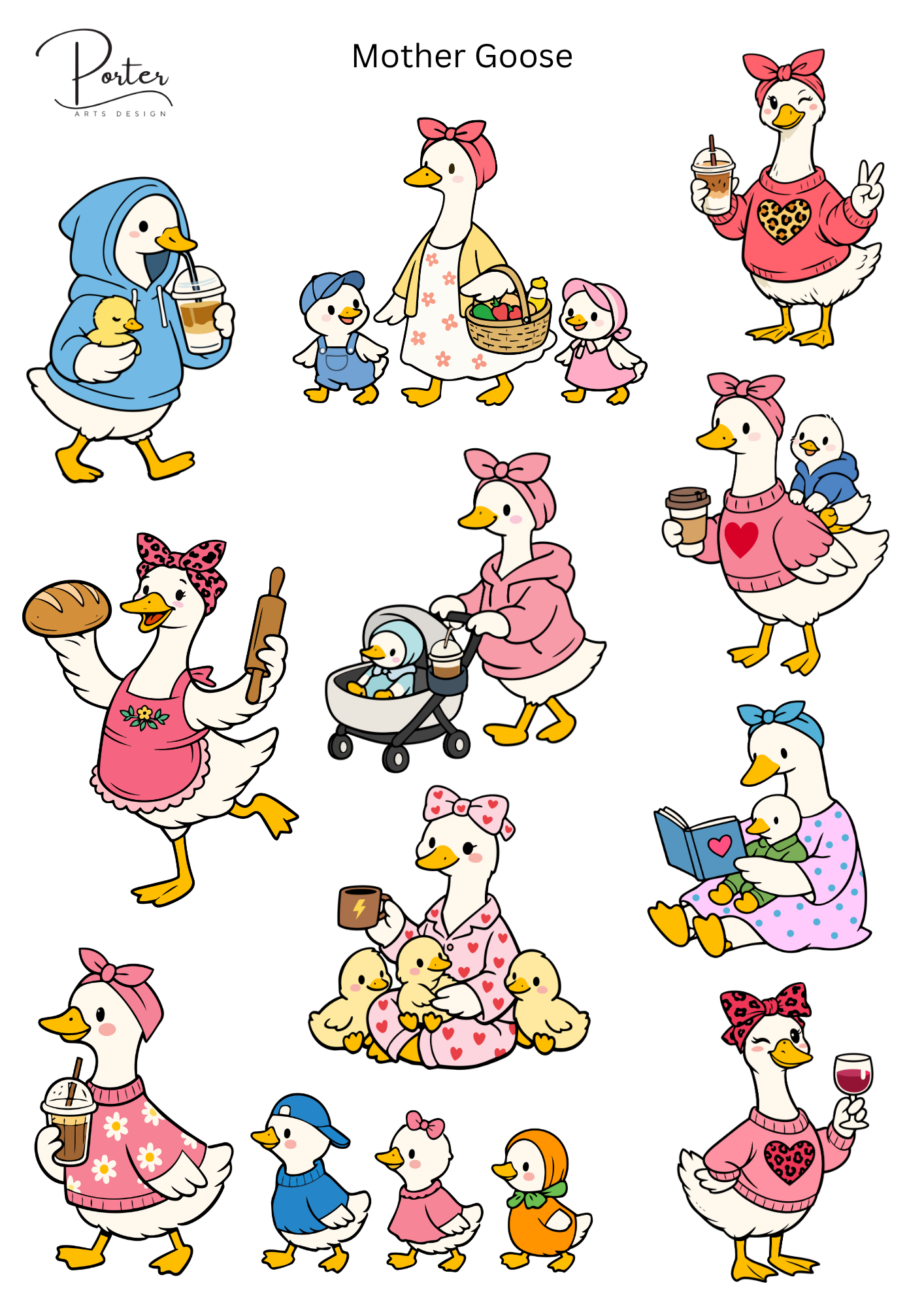 *PRINTABLE* Mother Goose Sticker