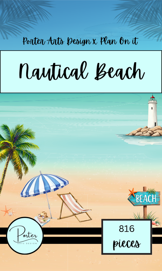 Nautical Beach Sticker Book
