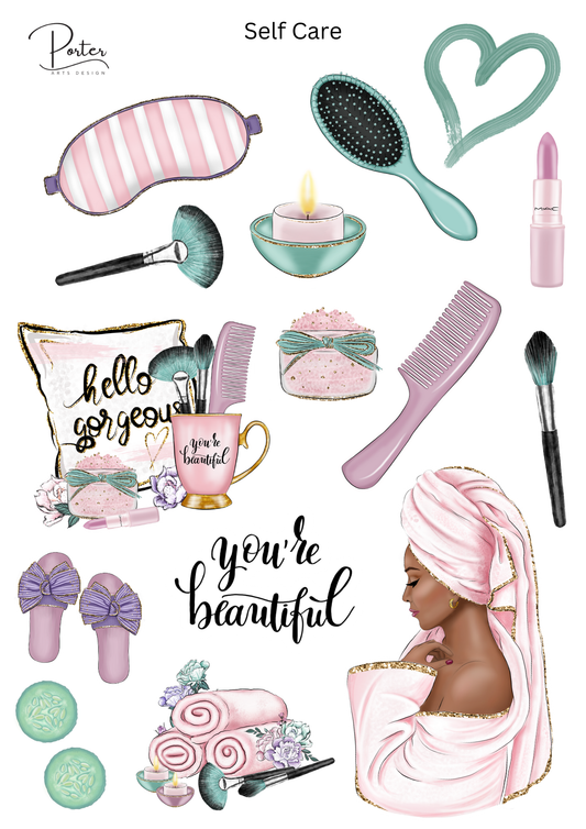 *TANGIBLE* Self Care Stickers