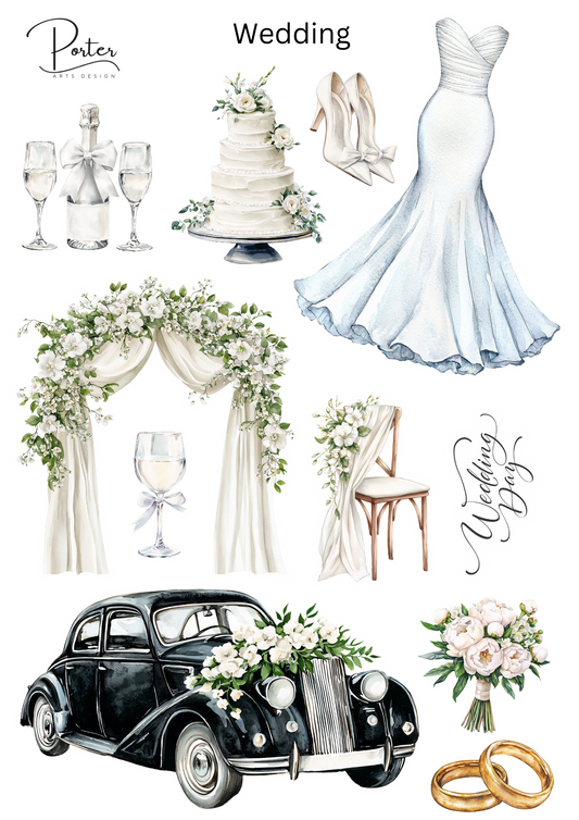 *TANGIBLE* Wedding Sticker