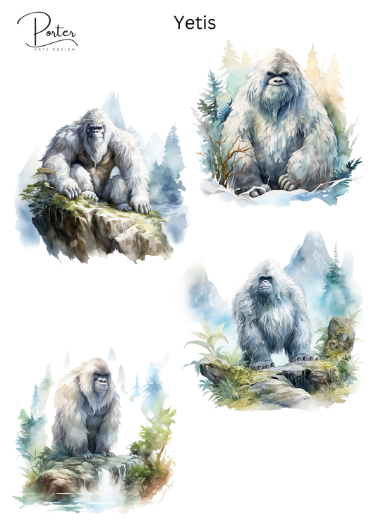*PRINTABLE* Yetis Sticker
