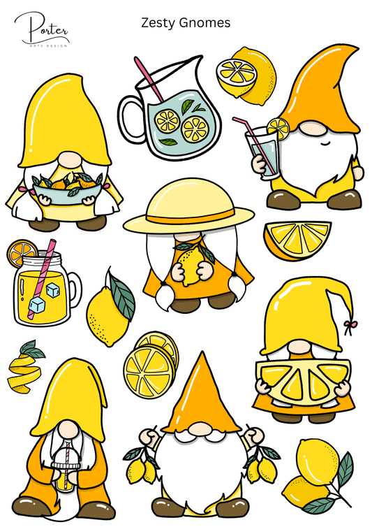 *PRINTABLE* Zesty Gnomes Sticker
